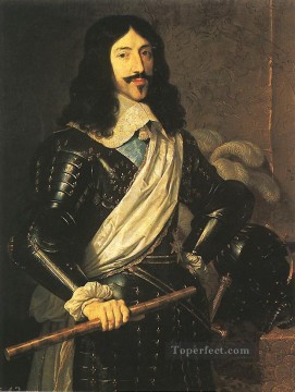  Luis Pintura - Rey Luis XIII Felipe de Champaigne